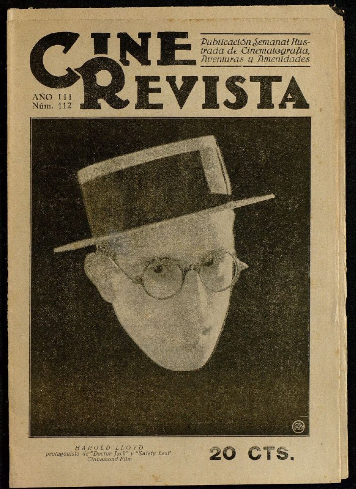 CINE-REVISTA magazine side cover Issue 112   1923
