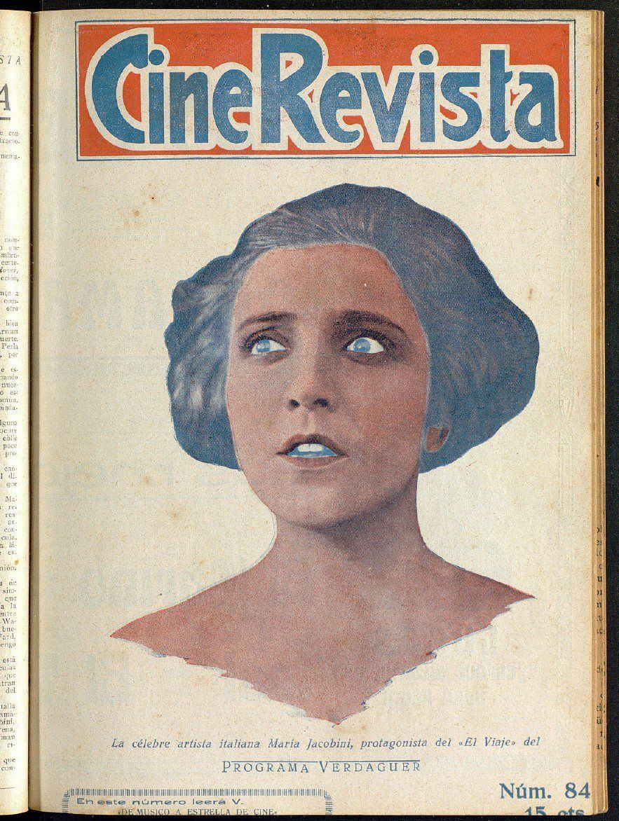 CINE-REVISTA magazine side cover Issue 84   1923