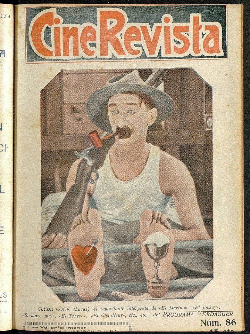 CINE-REVISTA magazine side cover Issue 86   1923