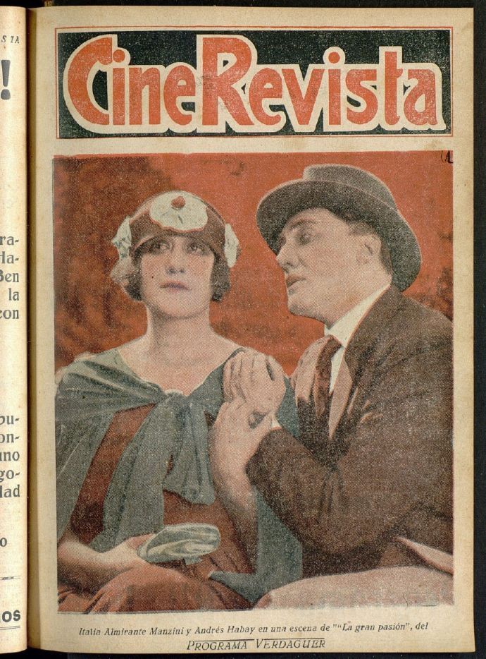 CINE-REVISTA magazine side cover Issue 92   1923