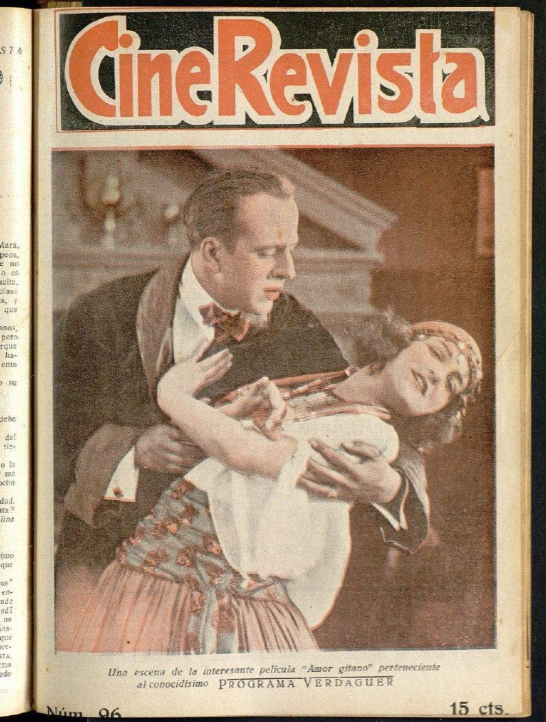 CINE-REVISTA magazine side cover Issue 96   1923