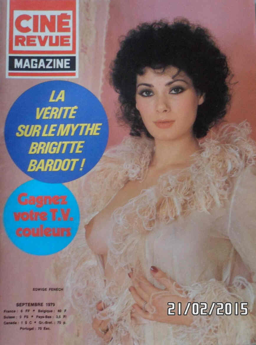 CINE REVUE MAGAZINE magazine side cover Issue 9 September 1979