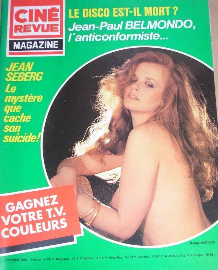 CINE REVUE MAGAZINE magazine side cover Issue 14 February 1980