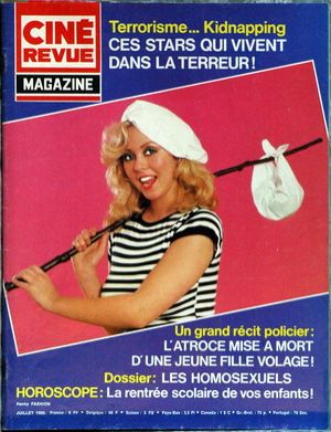 CINE REVUE MAGAZINE magazine side cover Issue 19 July 1980
