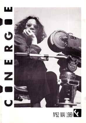 CINERGIE magazine side cover Issue 62 May 1989