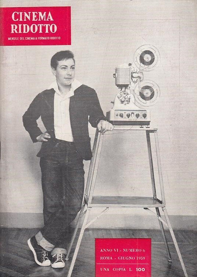CINEMA RIDOTTO magazine side cover Issue 6   1959