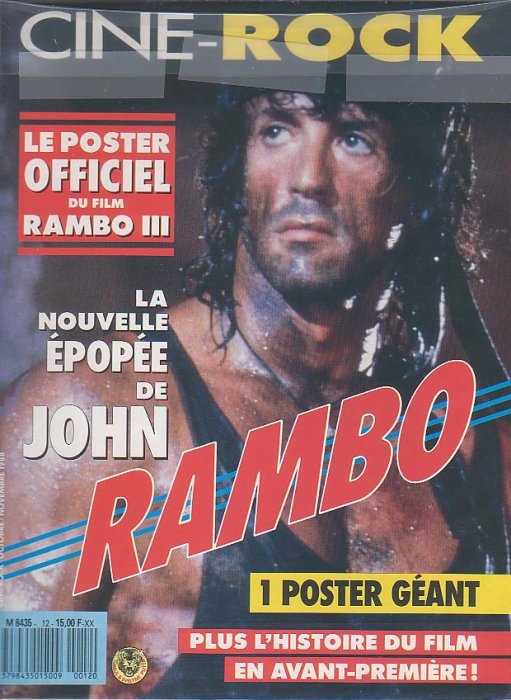 CINE-ROCK magazine side cover Issue 12  