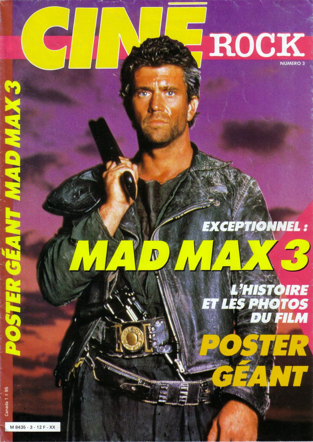 CINE-ROCK magazine side cover Issue 3  