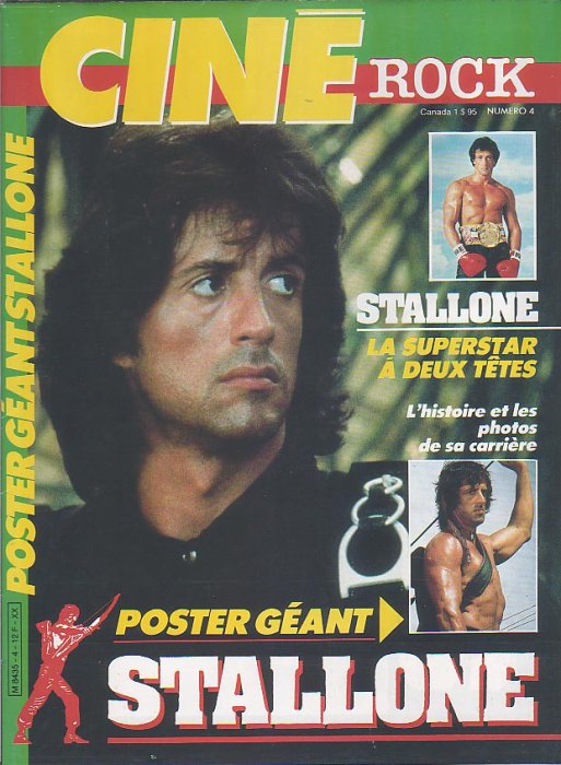 CINE-ROCK magazine side cover Issue 4  