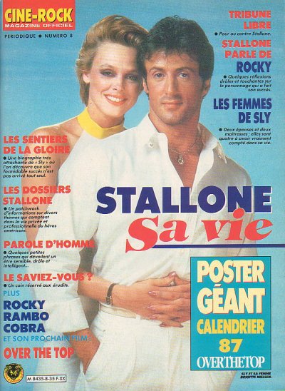 CINE-ROCK magazine side cover Issue 8  