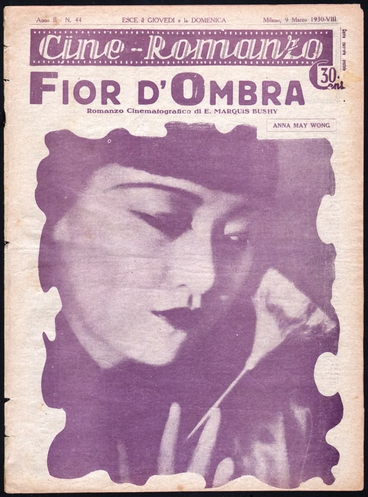 CINE ROMANZO magazine side cover Issue 44 9 March 1930