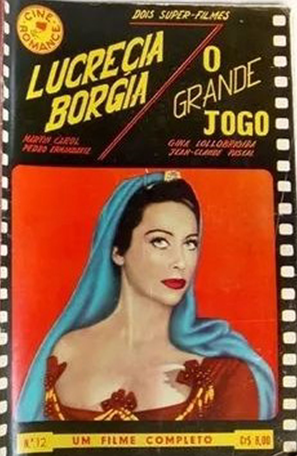 CINE ROMANCE (Br) magazine side cover Issue 12   