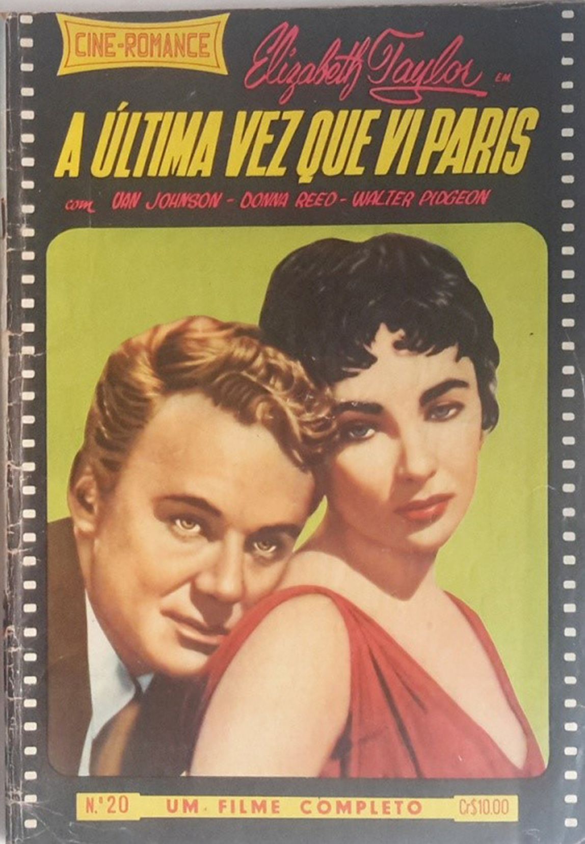 CINE ROMANCE (Br) magazine side cover Issue 20   