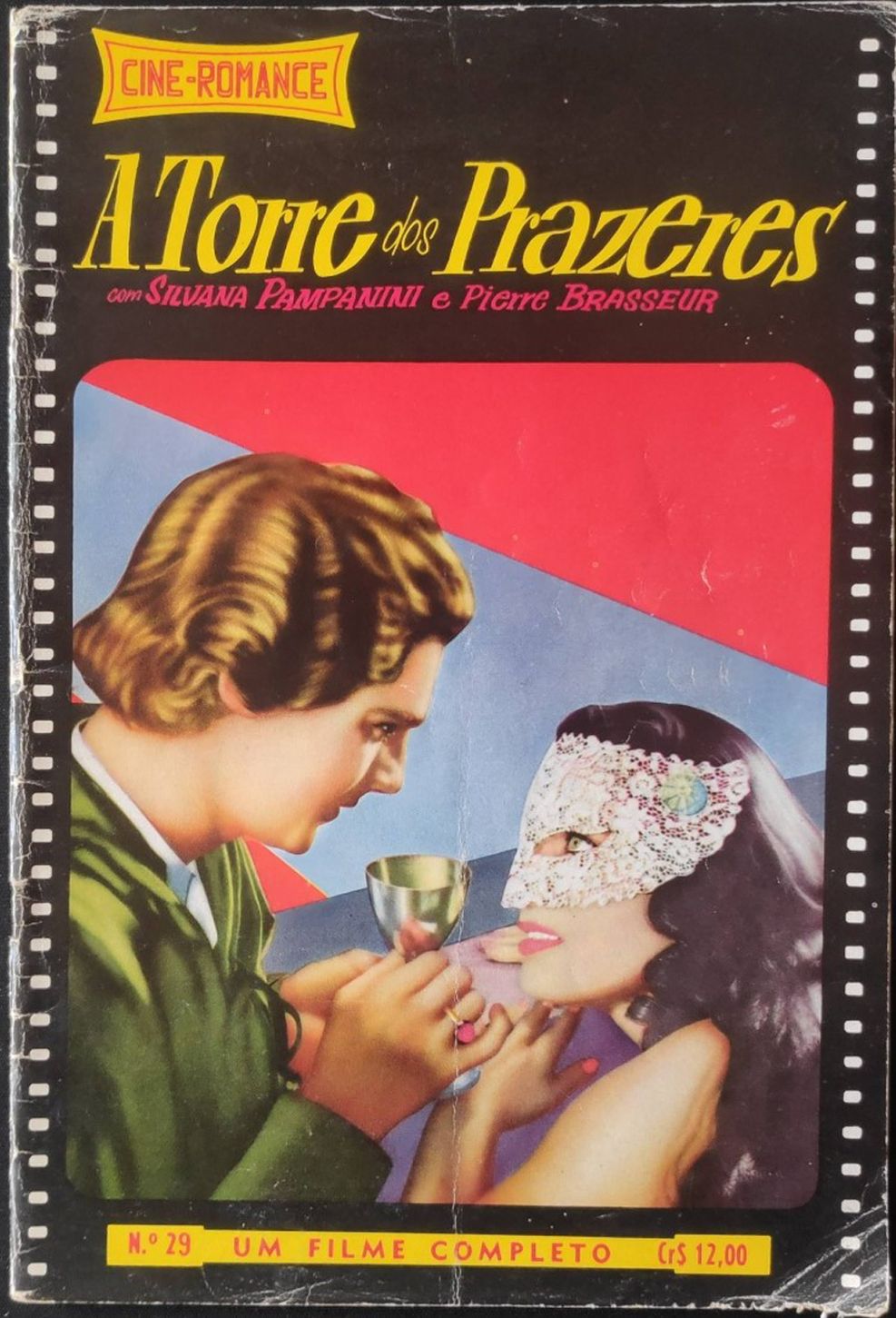 CINE ROMANCE (Br) magazine side cover Issue 29   