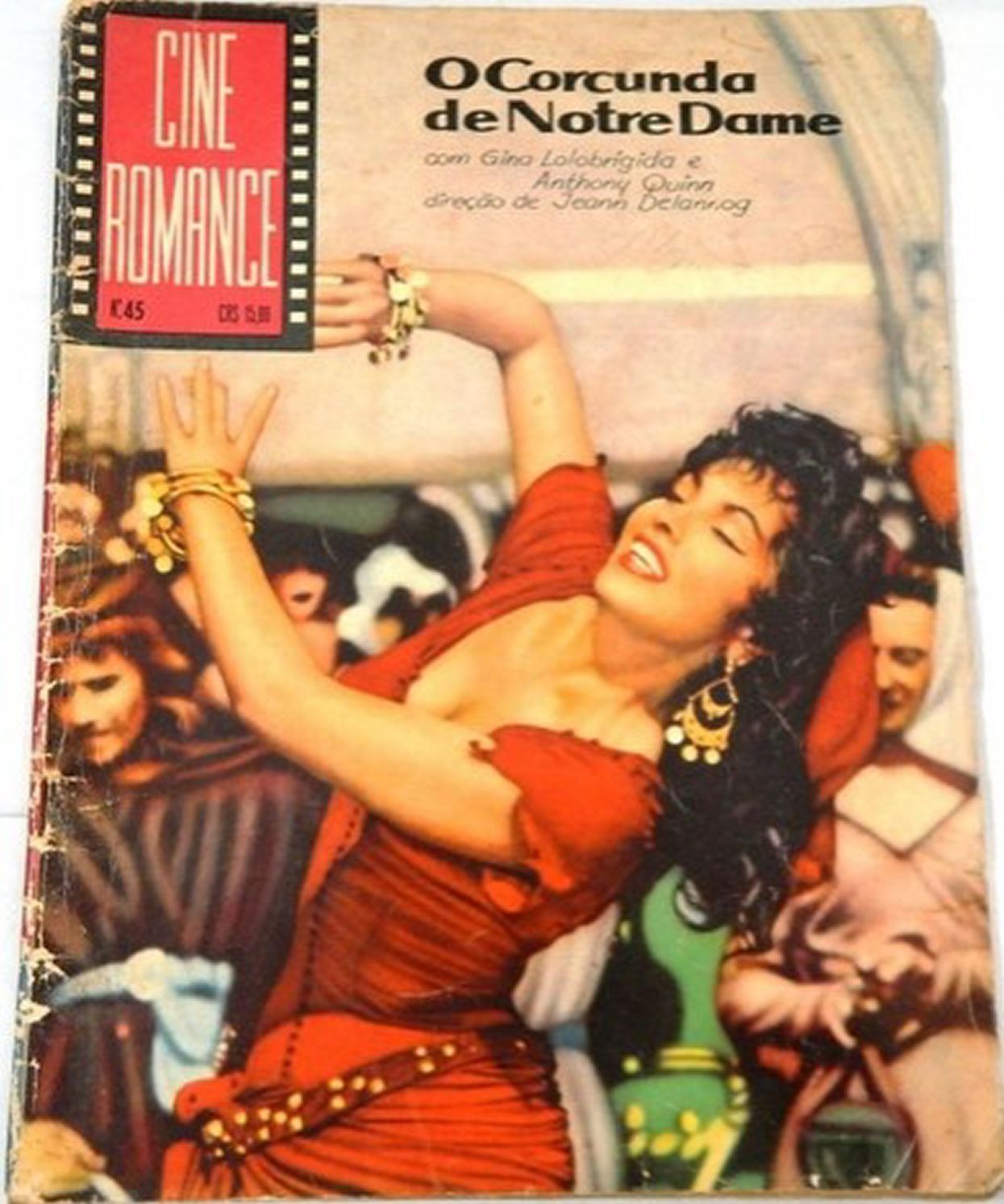CINE ROMANCE (Br) magazine side cover Issue 45   