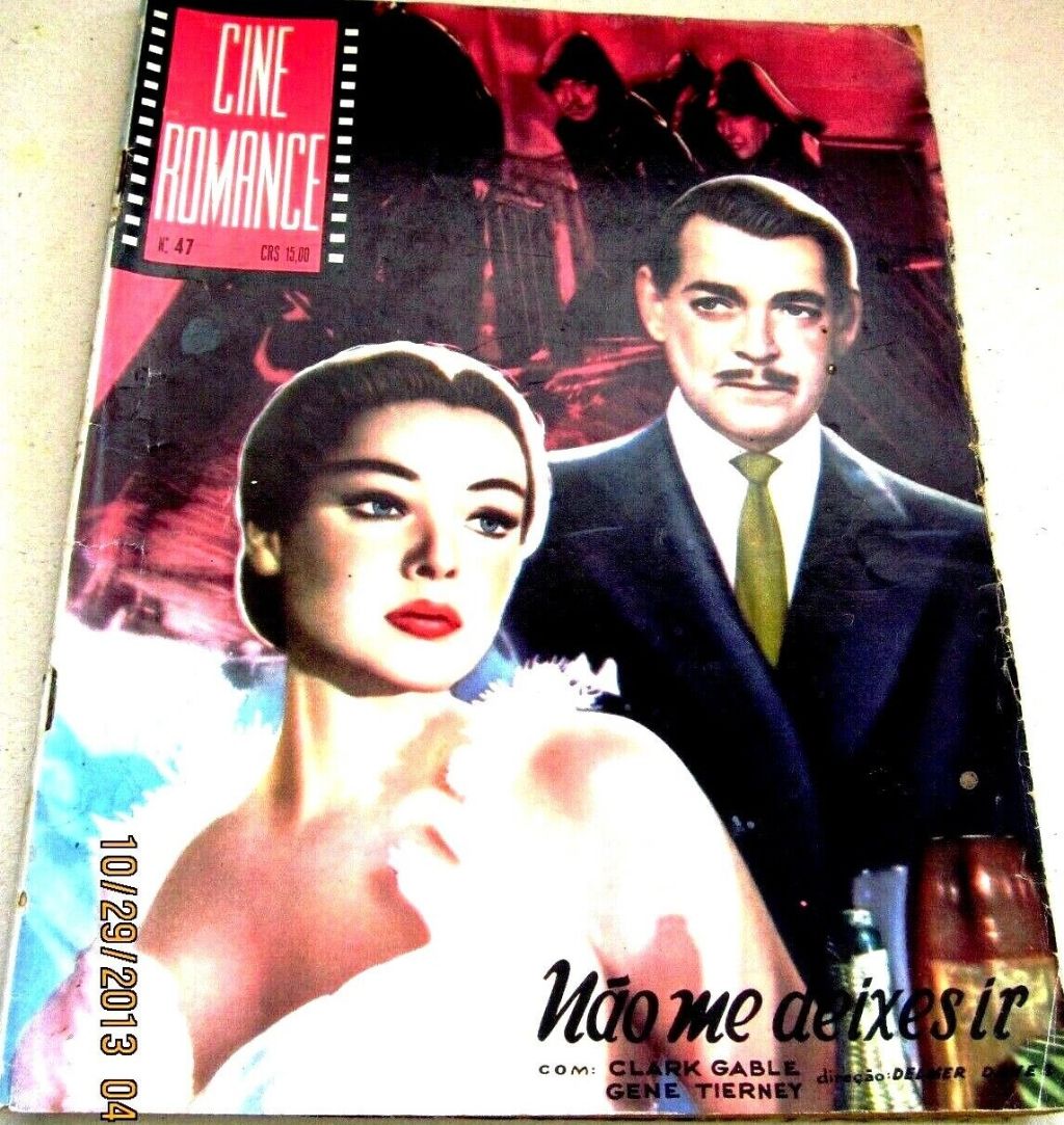 CINE ROMANCE (Br) magazine side cover Issue 47   