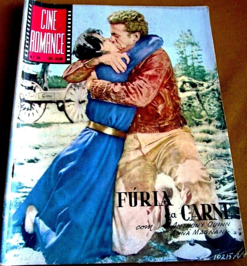 CINE ROMANCE (Br) magazine side cover Issue 58   