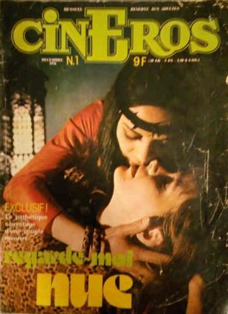 CINEROS magazine side cover Issue 1 December 1976