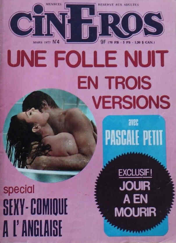 CINEROS magazine side cover Issue 4 March 1977