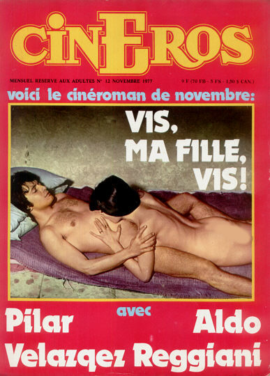 CINEROS magazine side cover Issue 12 November 1977