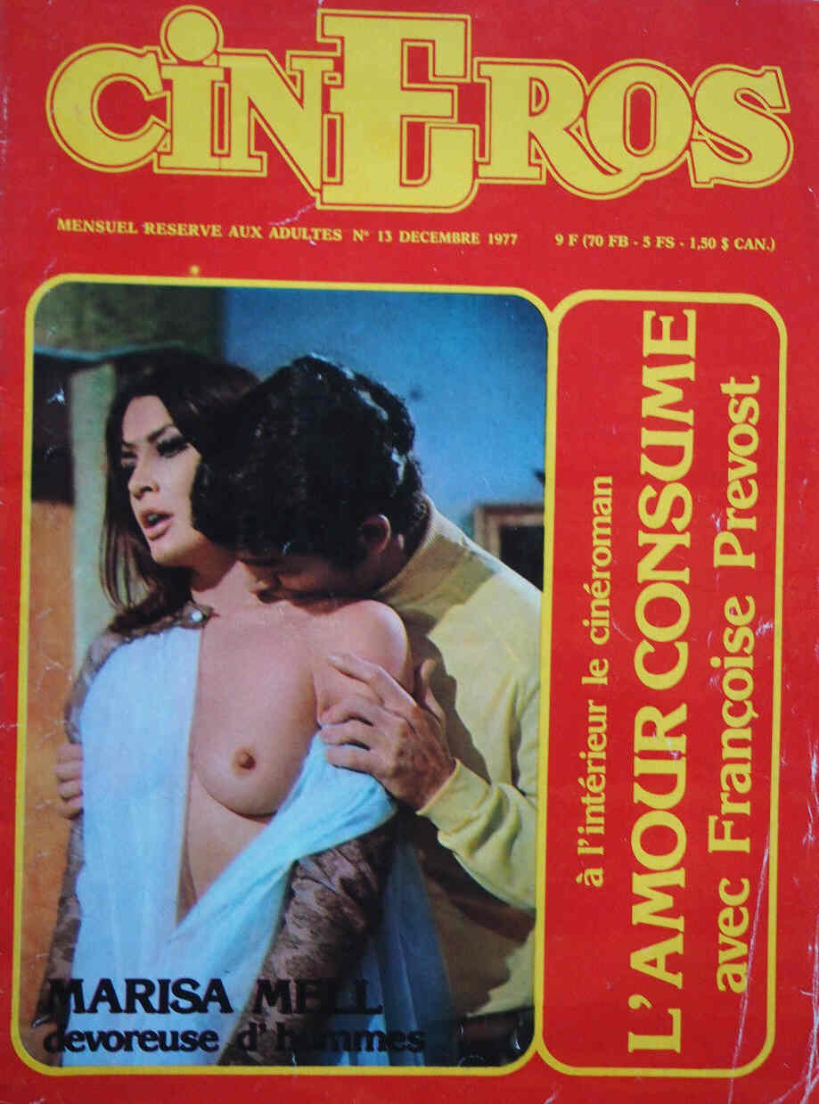 CINEROS magazine side cover Issue 13 December 1977