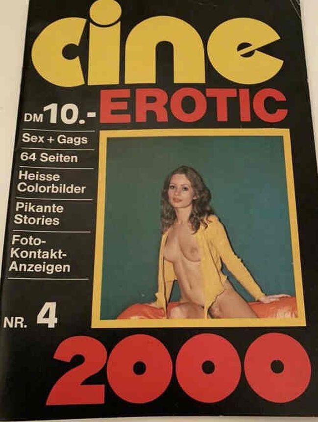 CINE EROTIC 2000 magazine side cover Issue 4  1976