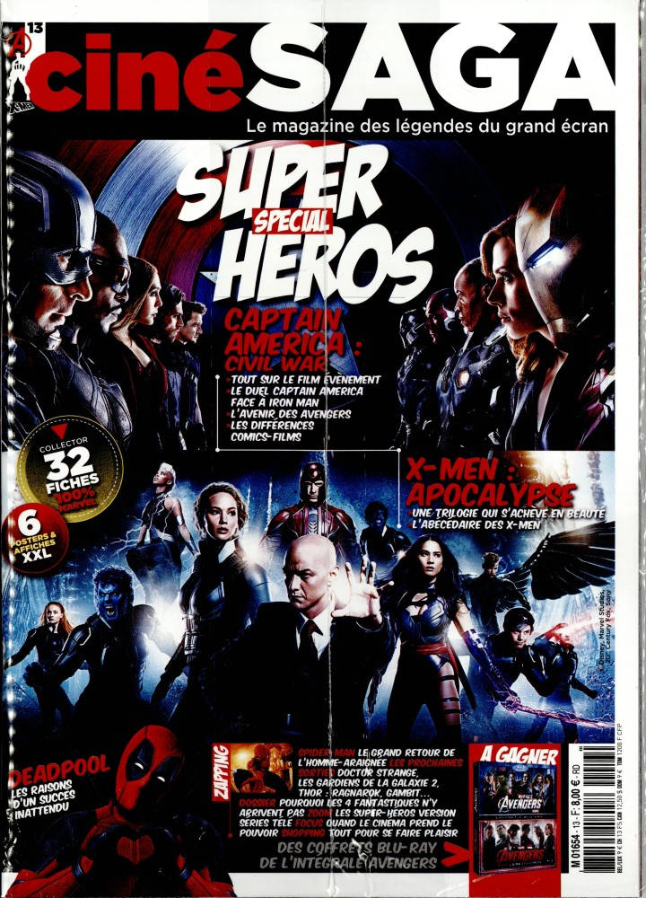 CINE SAGA magazine side cover Issue 13 May 2016