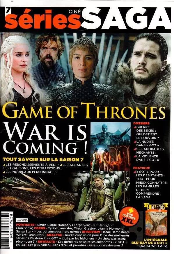 CINE SAGA magazine side cover Issue 7  Special   2017