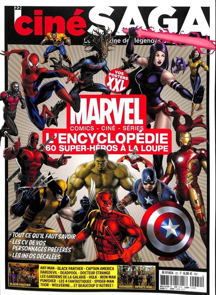 CINE SAGA magazine side cover Issue 22  January 2018