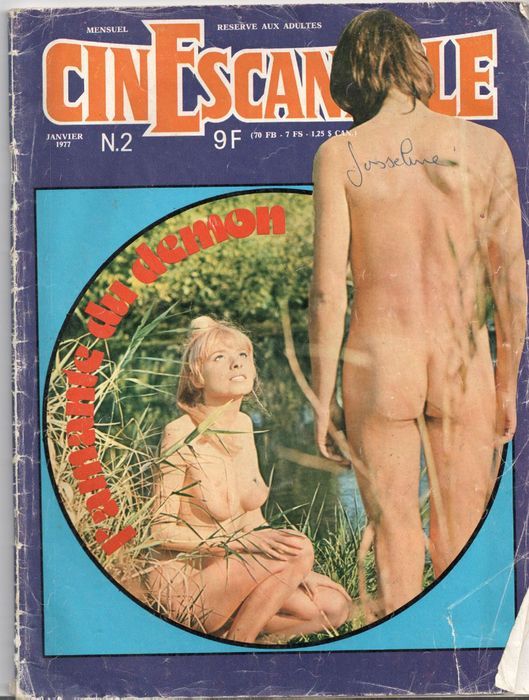 CINESCANDALE magazine side cover Issue 2 January 1977