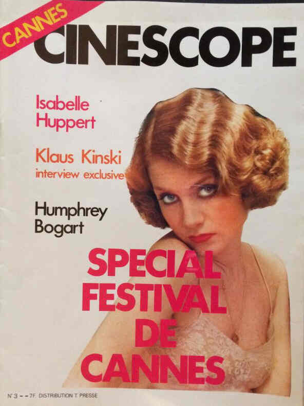 CINESCOPE (70s) magazine side cover Issue 3   1978