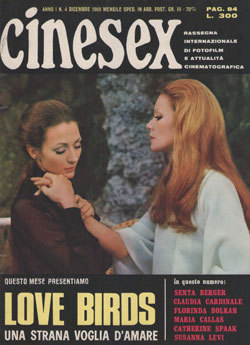 CINESEX magazine side cover Issue 4  1969