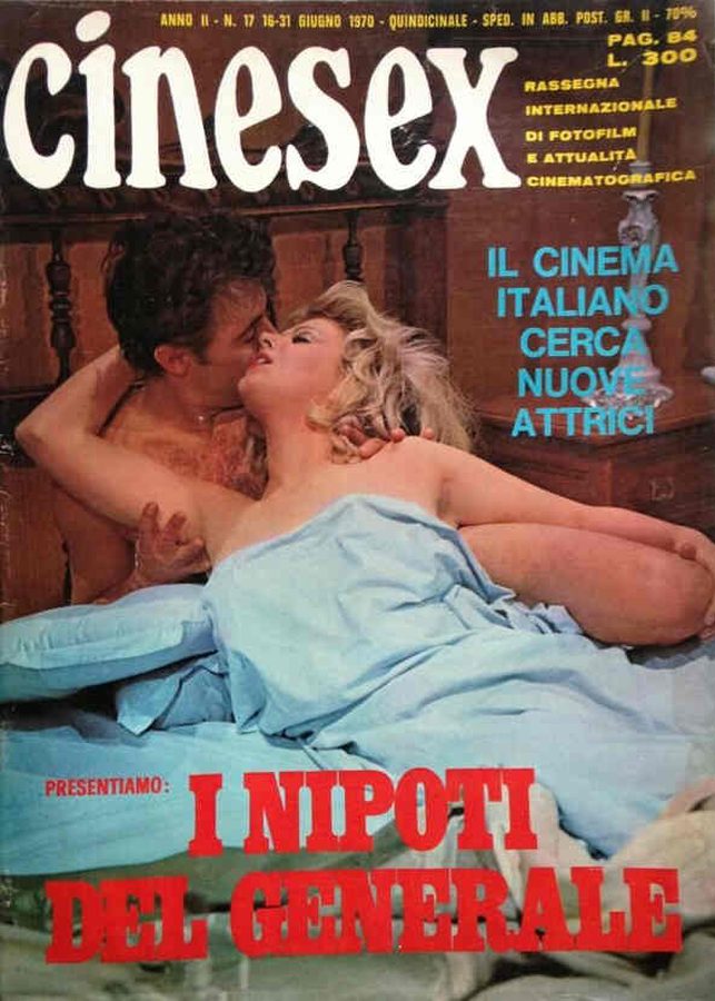 CINESEX magazine side cover Issue 17  1970