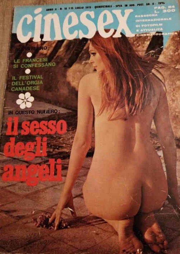 CINESEX magazine side cover Issue 18  1970