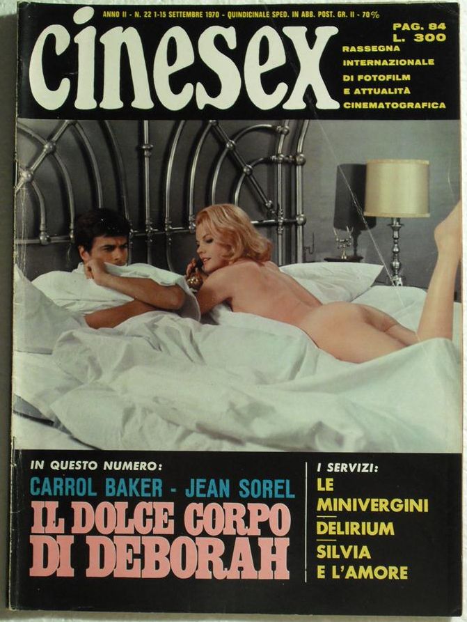 CINESEX magazine side cover Issue 22  1970