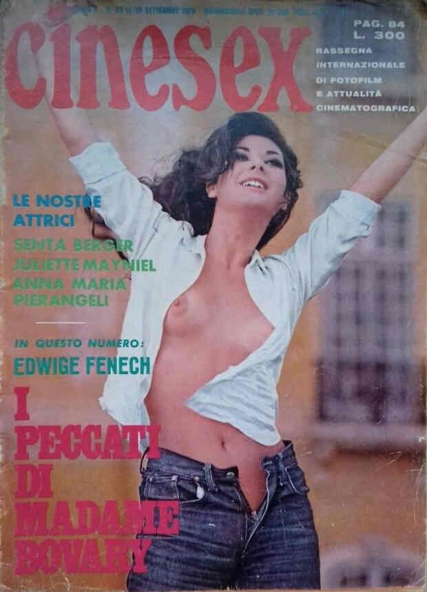 CINESEX magazine side cover Issue 23  1970