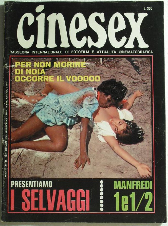 CINESEX magazine side cover Issue 29  1970