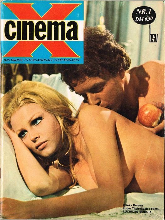 CINEMA X/CINESEX magazine side cover Issue 1  