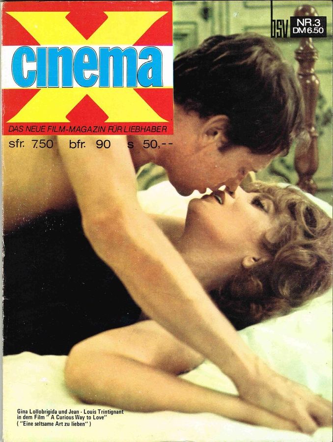 CINEMA X/CINESEX magazine side cover Issue 3  