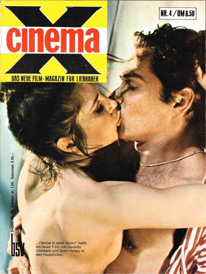 CINEMA X/CINESEX magazine side cover Issue 4  