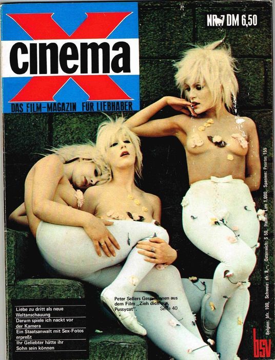 CINEMA X/CINESEX magazine side cover Issue 7  