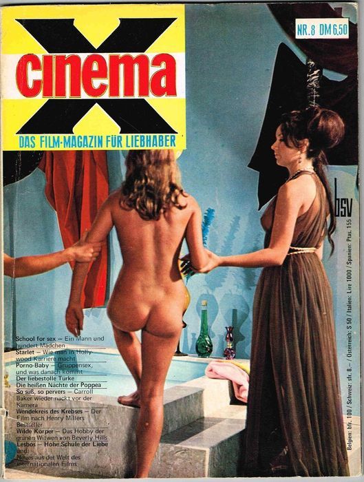 CINEMA X/CINESEX magazine side cover Issue 8  