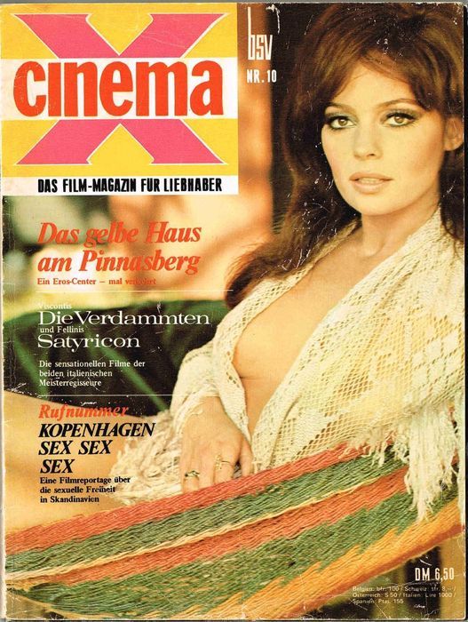 CINEMA X/CINESEX magazine side cover Issue 10  