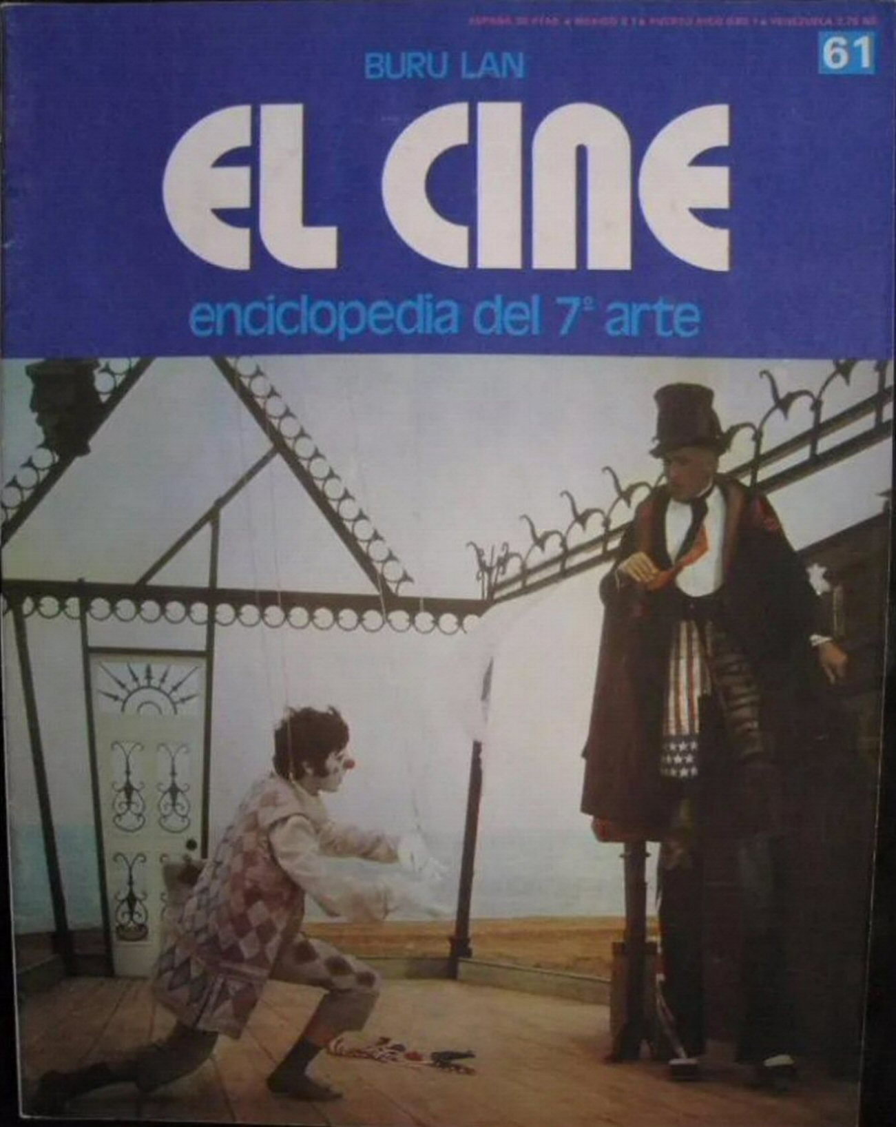 CINE | EL (Enciclopedia Del 7 Arte) magazine side cover Issue 61   