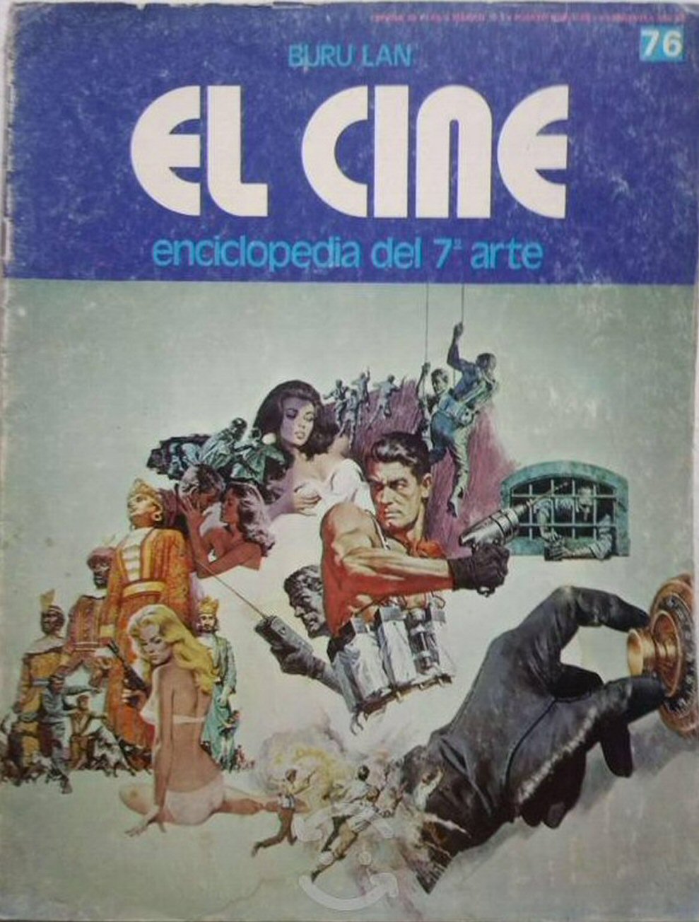CINE | EL (Enciclopedia Del 7 Arte) magazine side cover Issue 76   
