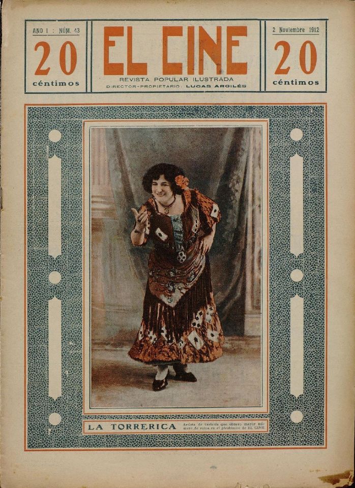 CINE | EL magazine side cover Issue 43 2 November 1912