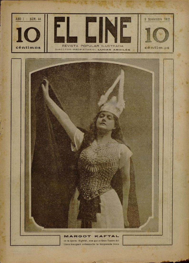 CINE | EL magazine side cover Issue 44 9 November 1912