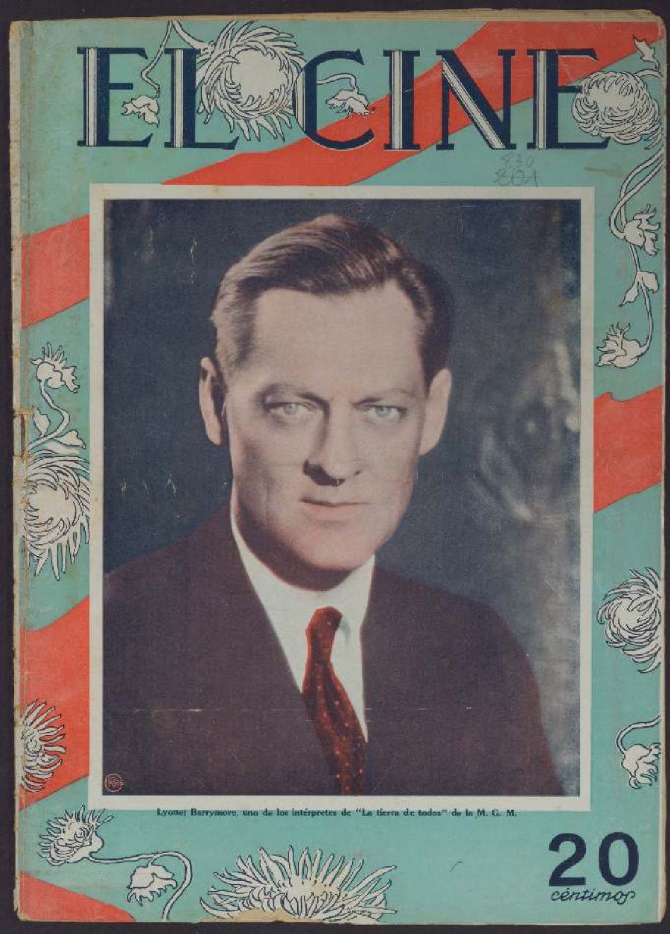 CINE | EL magazine side cover Issue 830 1 March 1928