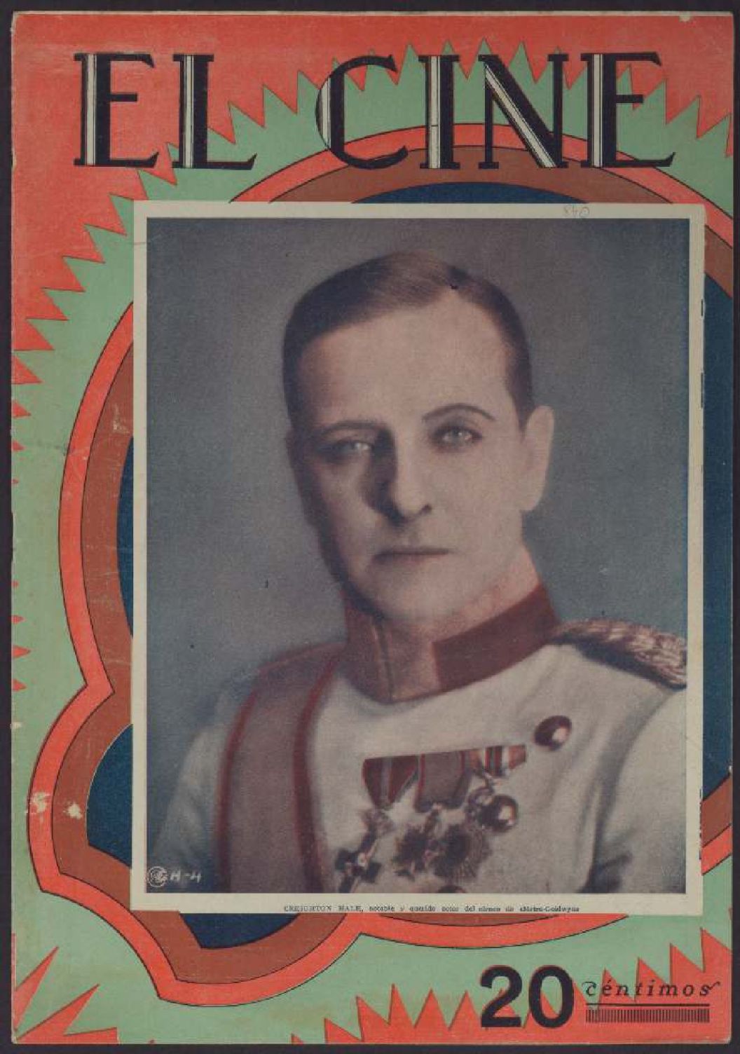 CINE | EL magazine side cover Issue 840 10 May 1928