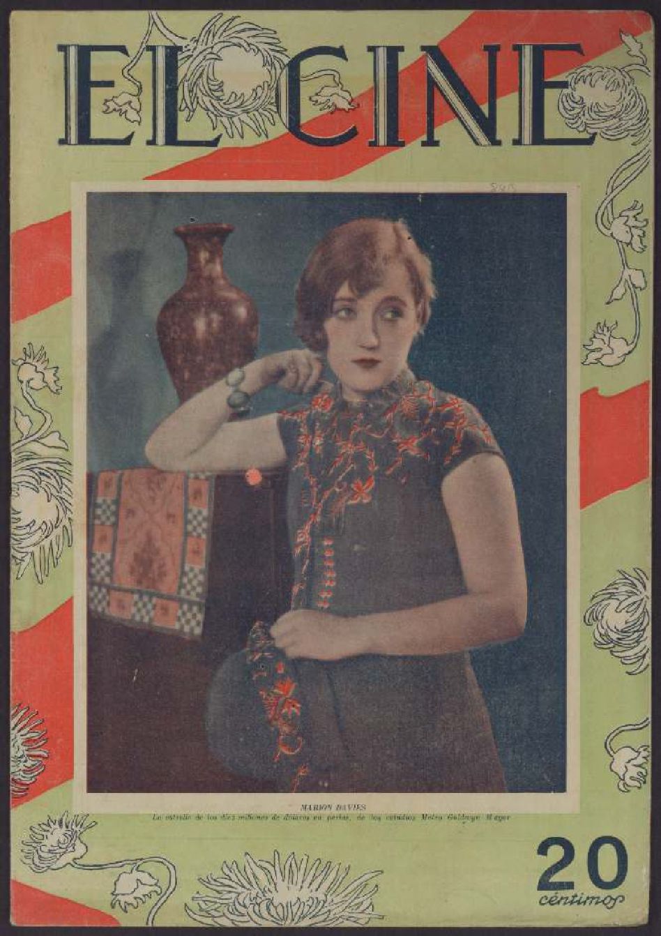 CINE | EL magazine side cover Issue 843 31 May 1928